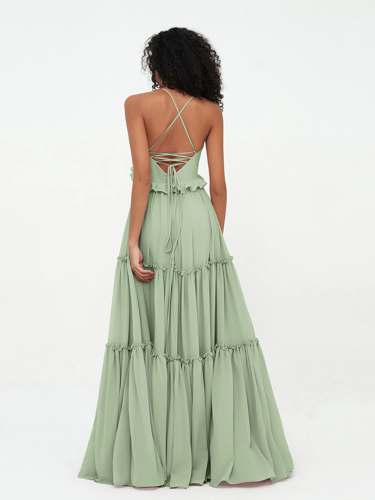 Deep Sweetheart Neck Empire Boho Dresses Clearance - Image 6